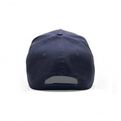 Pops Life Navy blue Dad Hat on a white background