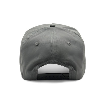 Pops Life Gray and Black Dad Hat on a white background