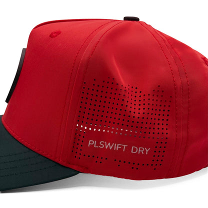 Pops Life Red and Black Athletic Hat